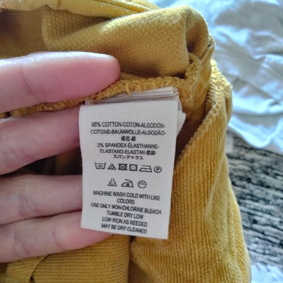 Free people size 0 gold pants - Picture 7 of 10